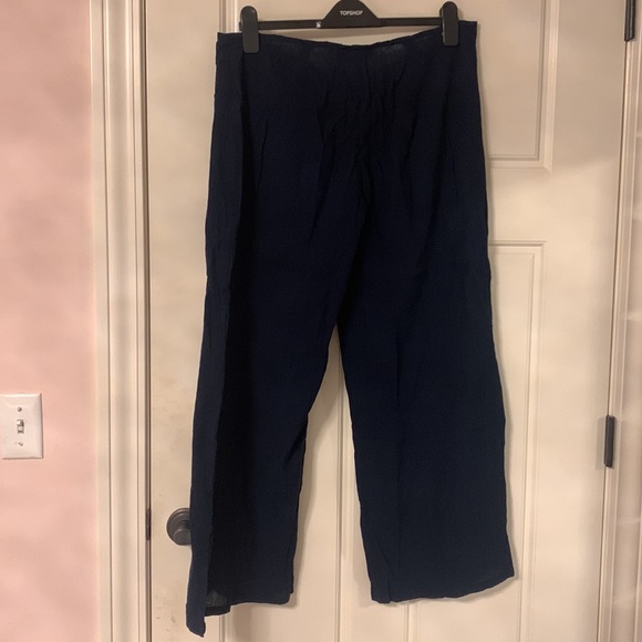 navy womens M swim cover up pants - Picture 2 of 3